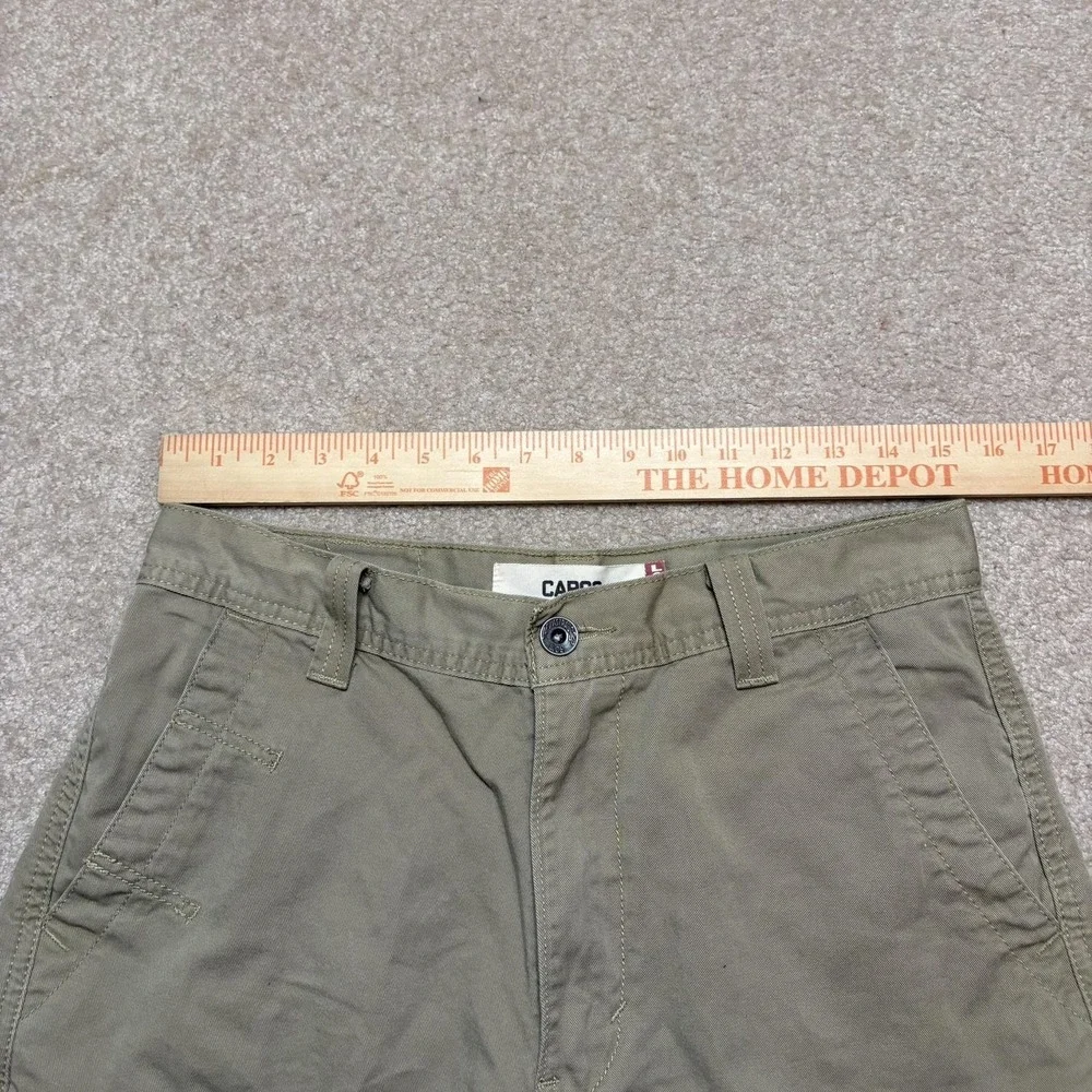 Levis Cargo Shorts Mens 30‎ Green Cotton Utility Pockets Casual Baggy Y2K Skater